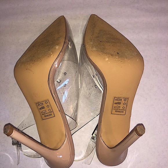 Fashion Nova Clear Heels - Picture 4 of 4